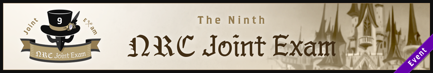 The Ninth NRC Joint Exam Banner.png